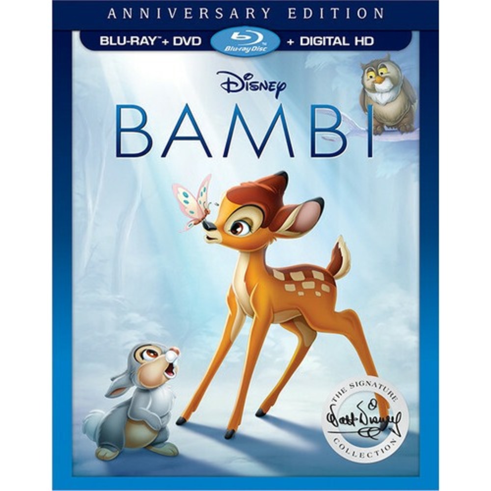 Walt Disney's Bambi Anniversary Edition - Blu-Ray + DVD With Slipcover